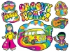 bulletin board set illustrations